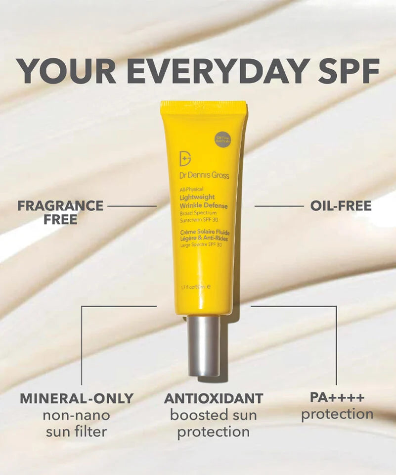 Dr Dennis Gross All-Physical Lightweight Wrinkle Defense Broad Spectrum Sunscreen SPF 30
