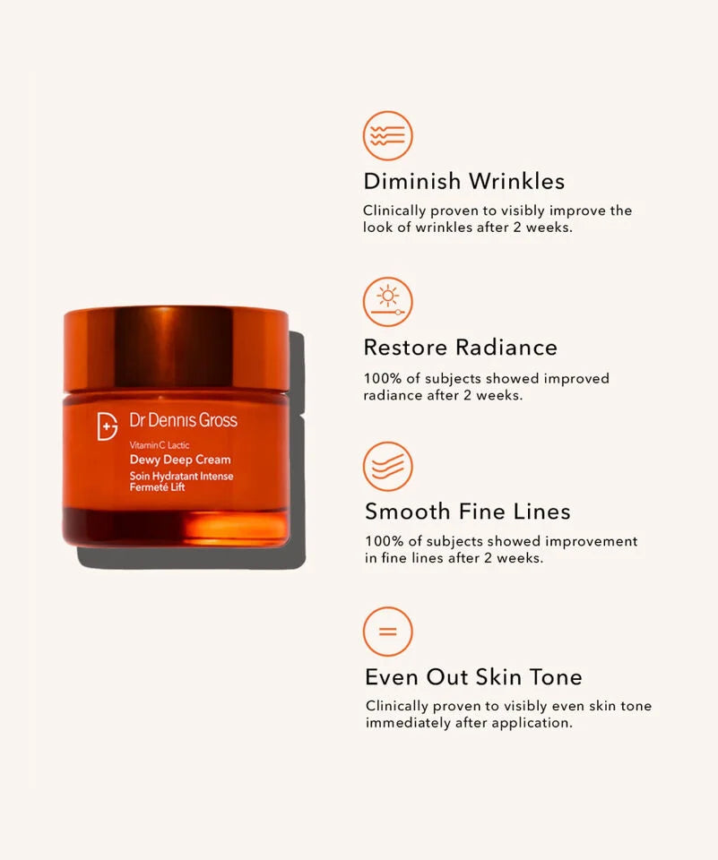 Dr Dennis Gross Vitamin C Lactic Dewy Deep Cream