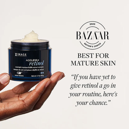 IMAGE Skincare AGELESS+ retinol overnight masque 0.5% retinol complex