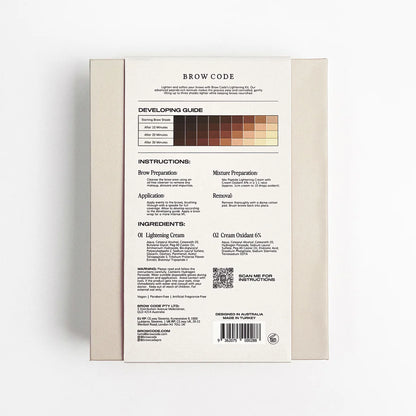 Brow Code Brow Lightening Kit