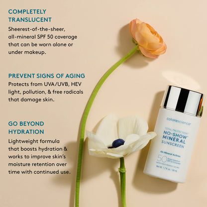 Colorescience Total Protection No Show SPF 50 Mineral Sunscreen