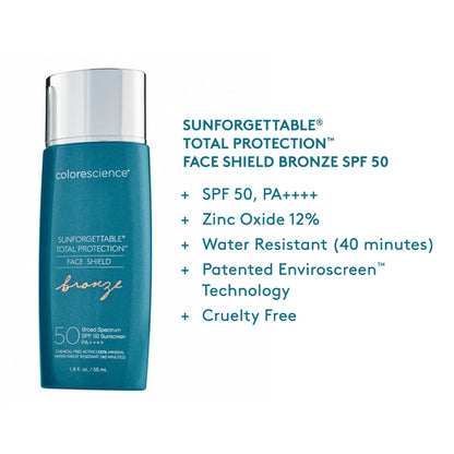 Colorescience Sunforgettable Total Protection Face Shield Bronze SPF 50