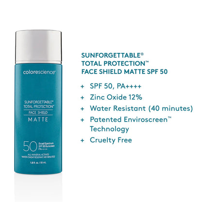 Colorescience Sunforgettable Total Protection Face Shield Matte SPF 50