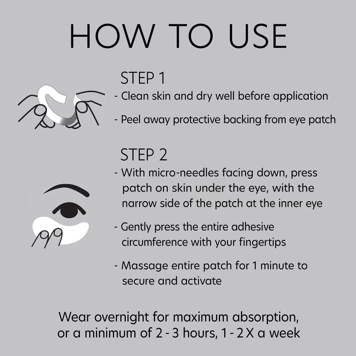 PCA Skin Hyaluronic Acid Microneedle Eye Patches (1pk)