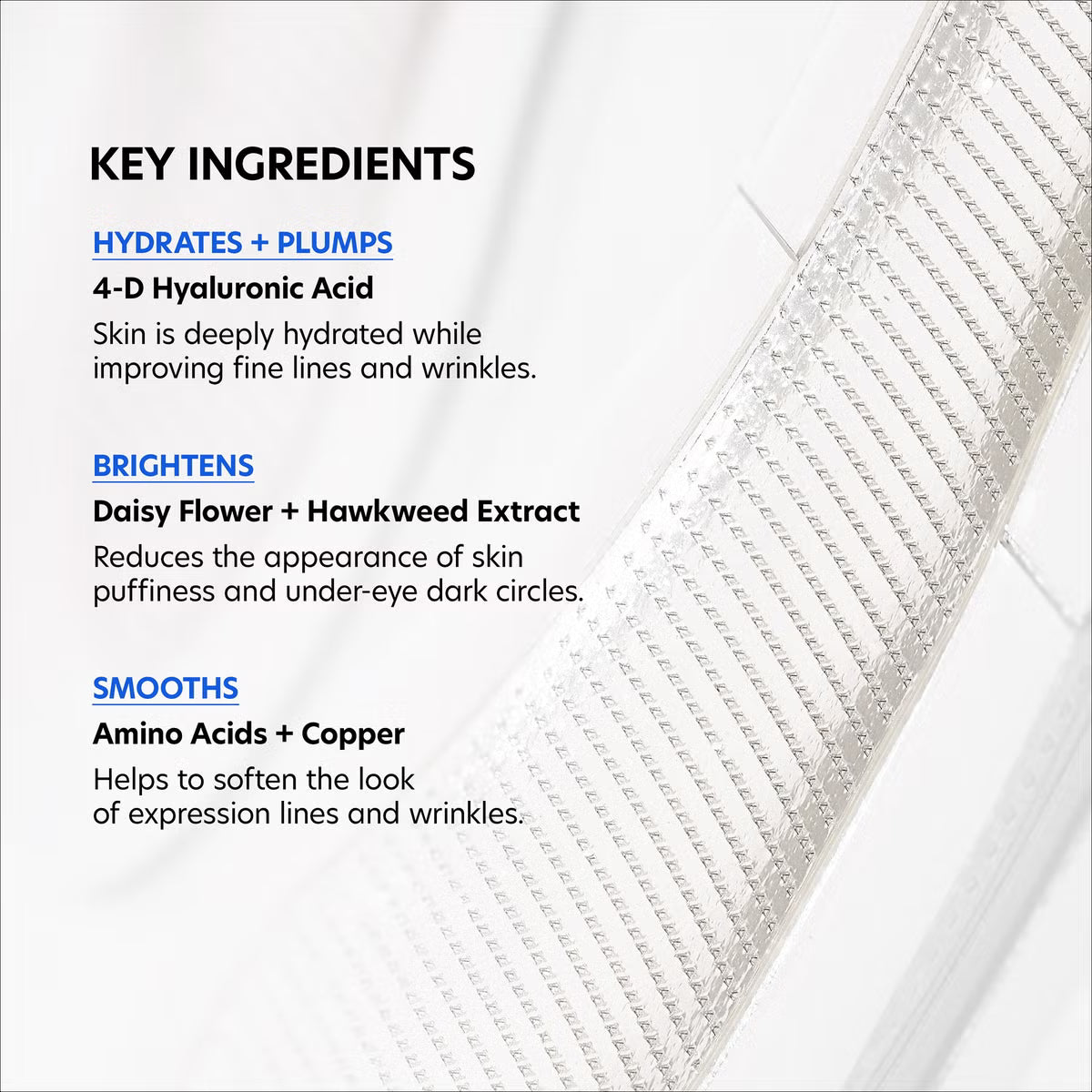 PCA Skin Hyaluronic Acid Microneedle Eye Patches (4pk)